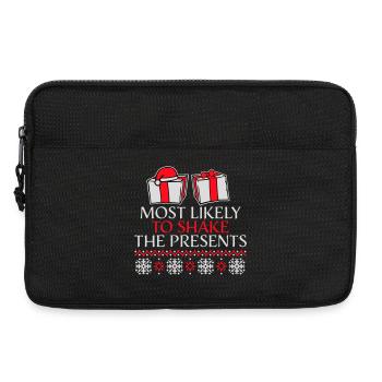 Most Likely to Shake the Presents Weihnachten Spaß - Laptoptasche 13" - Schwarz - Vorne