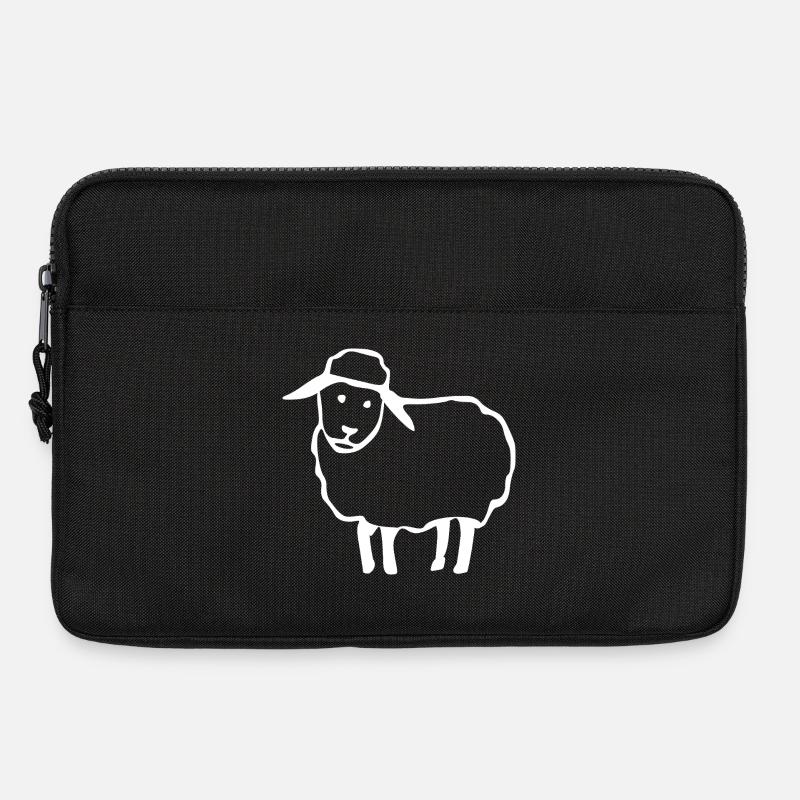 Schaf - Laptoptasche 13" - Schwarz