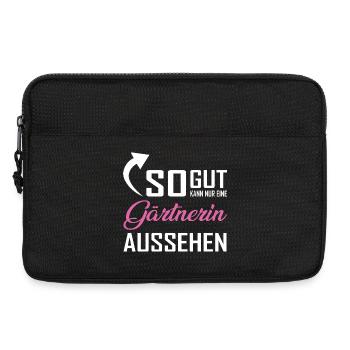 So gut kann nur eine Gärtnerin aussehen - Laptoptasche 13" - Schwarz - Vorne