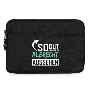So gut kann nur ein Albrecht aussehen - Laptoptasche 13" - Schwarz - Vorne