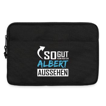 So gut kann nur ein Albert aussehen - Laptoptasche 13" - Schwarz - Vorne