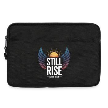 Still Rise Isaiah 4031 Hoffnung Flügel - Laptoptasche 13" - Schwarz - Vorne
