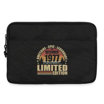 December 1977 - Limited Edition December 1977 - Laptop bag 13" - black - Front