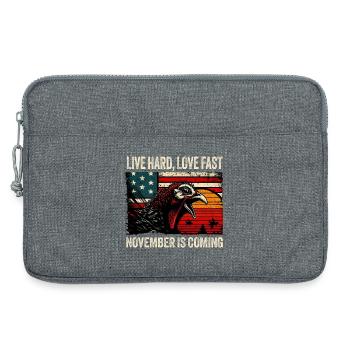 Thanksgiving Türkei Leben Harte Liebe Fast Shirt - Laptoptasche 13" - Grau meliert - Vorne