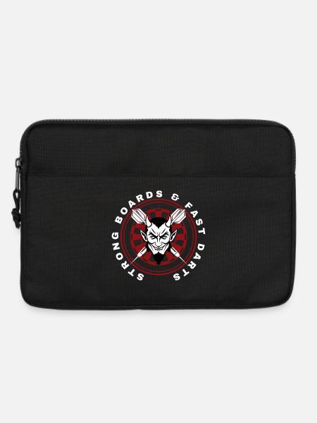 DARTS, DARTBOARD AND DEVIL - Laptoptasche 13" - Schwarz