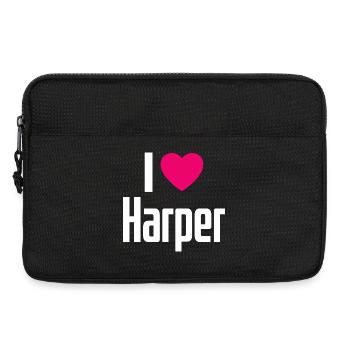 J’adore Harper Cœur Rose J’adore Harper - Sacoche pour ordinateur portable 13 pouces - noir - Devant