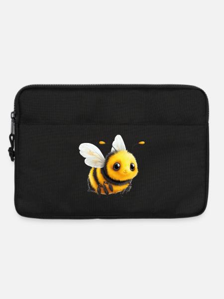 Biene - Laptoptasche 13" - Schwarz