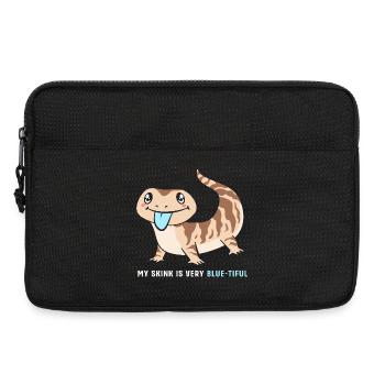 Blue Tongue Lizard - Laptop bag 13" - black - Front