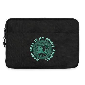 Sattelrobbe Robben - Laptoptasche 13" - Schwarz - Vorne