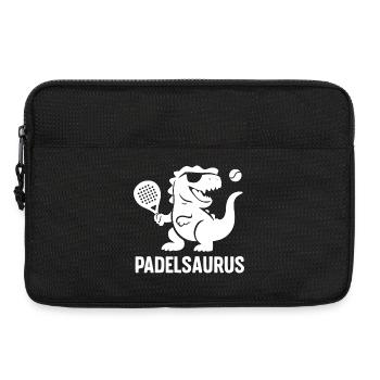 Padel amusant | Padelsaurus - Sacoche pour ordinateur portable 13 pouces - noir - Devant