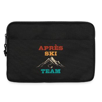 Après Équipe de ski, sports d’hiver, forfaits ski - Sacoche pour ordinateur portable 13 pouces - noir - Devant