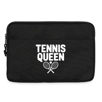 Reine du tennis - Sacoche pour ordinateur portable 13 pouces - noir - Devant