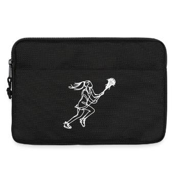 Women's Lacrosse - Laptop bag 13" - black - Front