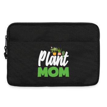 Maman amoureuse des plantes - Sacoche pour ordinateur portable 13 pouces - noir - Devant