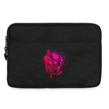 Kurz und klar Windsurfing - Laptoptasche 13" - Schwarz - Vorne