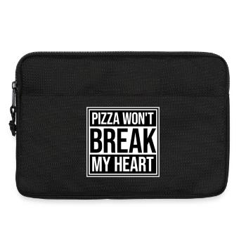 Pizza Won't Break My Heart Food Love Humor - Laptop bag 13" - black - Front