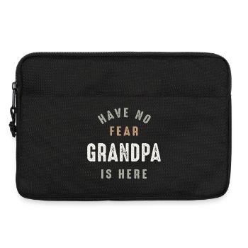 N’aie pas peur, grand-père est là, héros drôle de famille. - Sacoche pour ordinateur portable 13 pouces - noir - Devant
