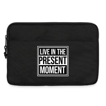 Vivre dans l’instant Pleine conscience de la présence - Sacoche pour ordinateur portable 13 pouces - noir - Devant