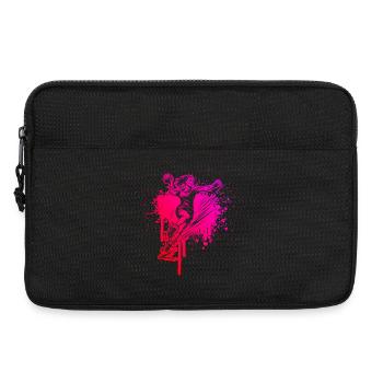 Handball Illustration für Handball fuer Frauen - Laptoptasche 13" - Schwarz - Vorne