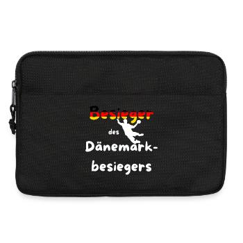 Defeater of DenmarkDefeater Handball European Championship 2026 - Laptop bag 13" - black - Front