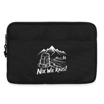 Let's get out of the mountain hike - Laptop bag 13" - black - Front