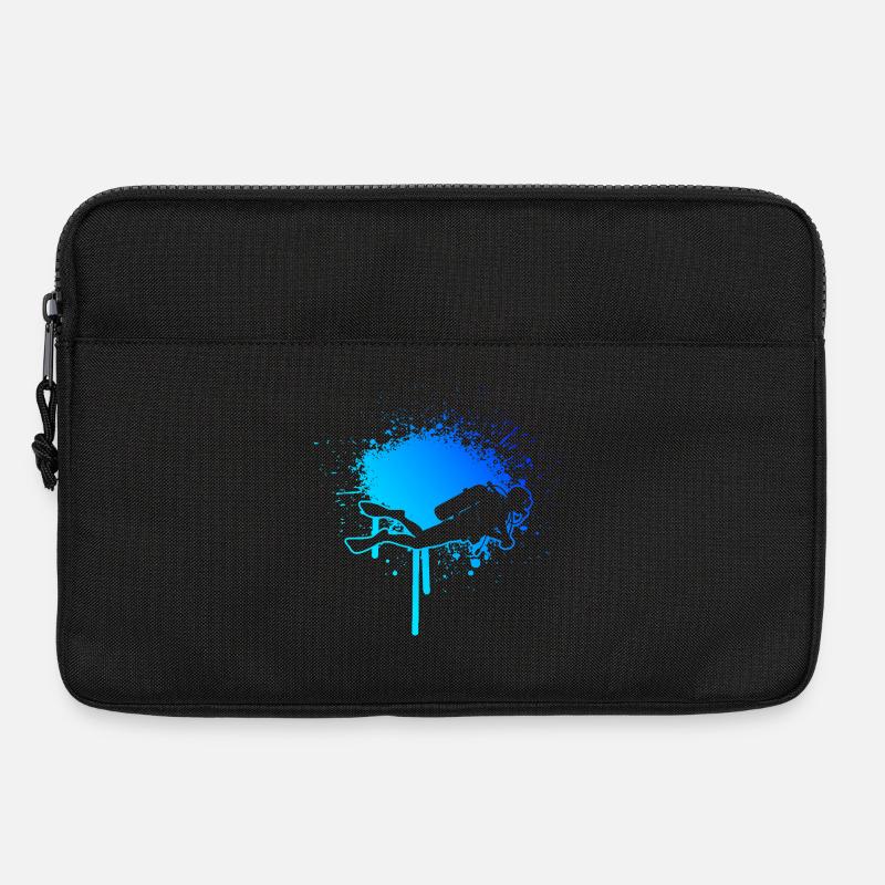 Cleanes Diving Artwork for Tauchen - Laptop bag 13" - black