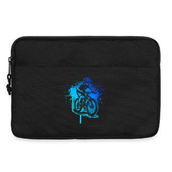 Ein Must Have für echte Mountainbike - Laptoptasche 13" - Schwarz - Vorne