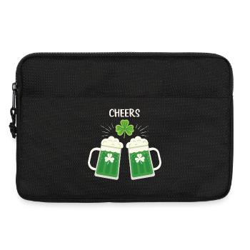 Pints and Clovers in Celebration - Laptop bag 13" - black - Front