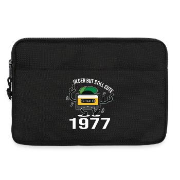 Geburtstag 1977 1977 Geboren 1977 Geburtstag - Laptoptasche 13" - Schwarz - Vorne