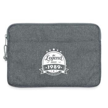 Legend since 1989 - Laptoptasche 13" - Grau meliert - Vorne