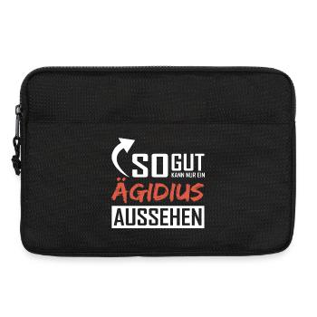 So gut kann nur ein Ägidius aussehen - Laptoptasche 13" - Schwarz - Vorne