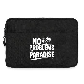 No Problems in Paradise - Laptop bag 13" - black - Front
