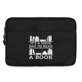 Its a Good Day to Read a Book - Laptop bag 13" - black - Front