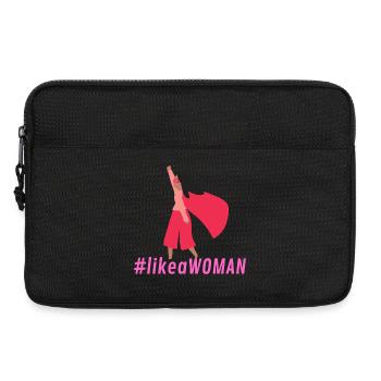 Cape of Strength – Like a Woman - Laptop bag 13" - black - Front