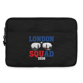 Équipe de Londres 2026 - Sacoche pour ordinateur portable 13 pouces - noir - Devant