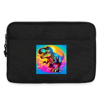 dinosaure - Sacoche pour ordinateur portable 13 pouces - noir - Devant
