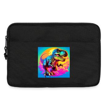 dinosaure - Sacoche pour ordinateur portable 13 pouces - noir - Devant