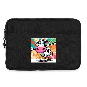 vache - Sacoche pour ordinateur portable 13 pouces - noir - Devant