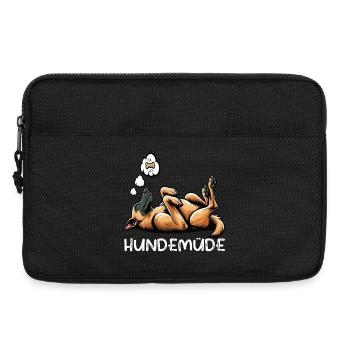 Hundemüde Malinois Belgischer Schäferhund  - Laptoptasche 13" - Schwarz - Vorne