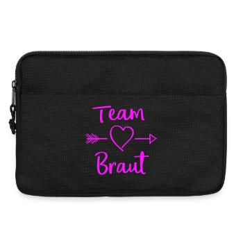 team_braut- - Laptoptasche 13" - Schwarz - Vorne