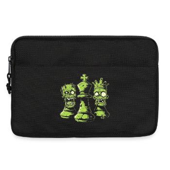 Chess Zombie Figures Design for Men Gift - Laptop bag 13" - black - Front