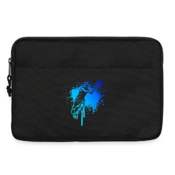 Idée cadeau pour un tennis avec tennis - Sacoche pour ordinateur portable 13 pouces - noir - Devant