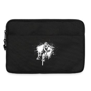 Geschenkidee für pickleballers Fans mit Pickleball - Laptoptasche 13" - Schwarz - Vorne