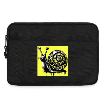 Schnecke - Laptoptasche 13" - Schwarz - Vorne