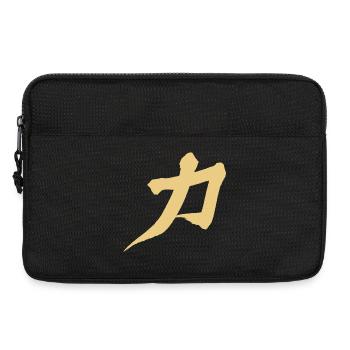 Kraft - In Japanese - KANJI Characters - Laptop bag 13" - black - Front