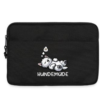 Hundemüde West highland terrier Westie Westies - Laptoptasche 13" - Schwarz - Vorne