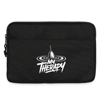 Thérapie de la pêche - Sacoche pour ordinateur portable 13 pouces - noir - Devant