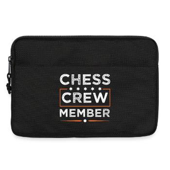Chess Crew - Laptop bag 13" - black - Front