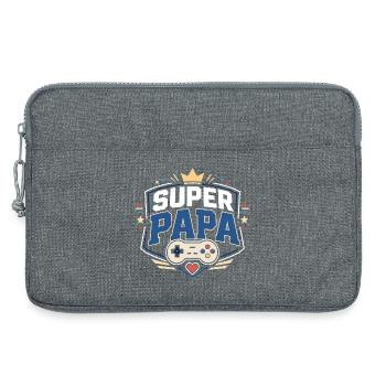 Super Daddy Gaming Shield - Laptop bag 13" - heather grey - Front
