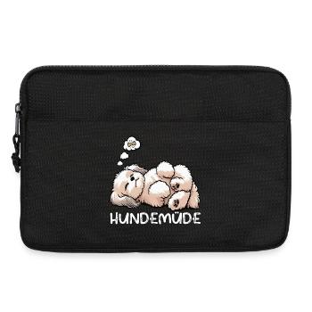 Hundemüde Bolonka Zwetna Bolonkabesitzer Bolonkas - Laptoptasche 13" - Schwarz - Vorne
